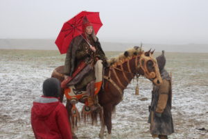 Filming in Kazakhstan