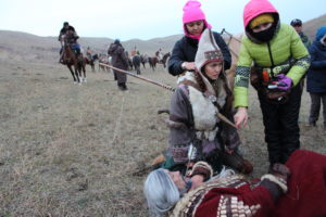 Production company COLIBRI FILMS filming in Kazakhstan documentary drama Epic Warrior Women: Amazons